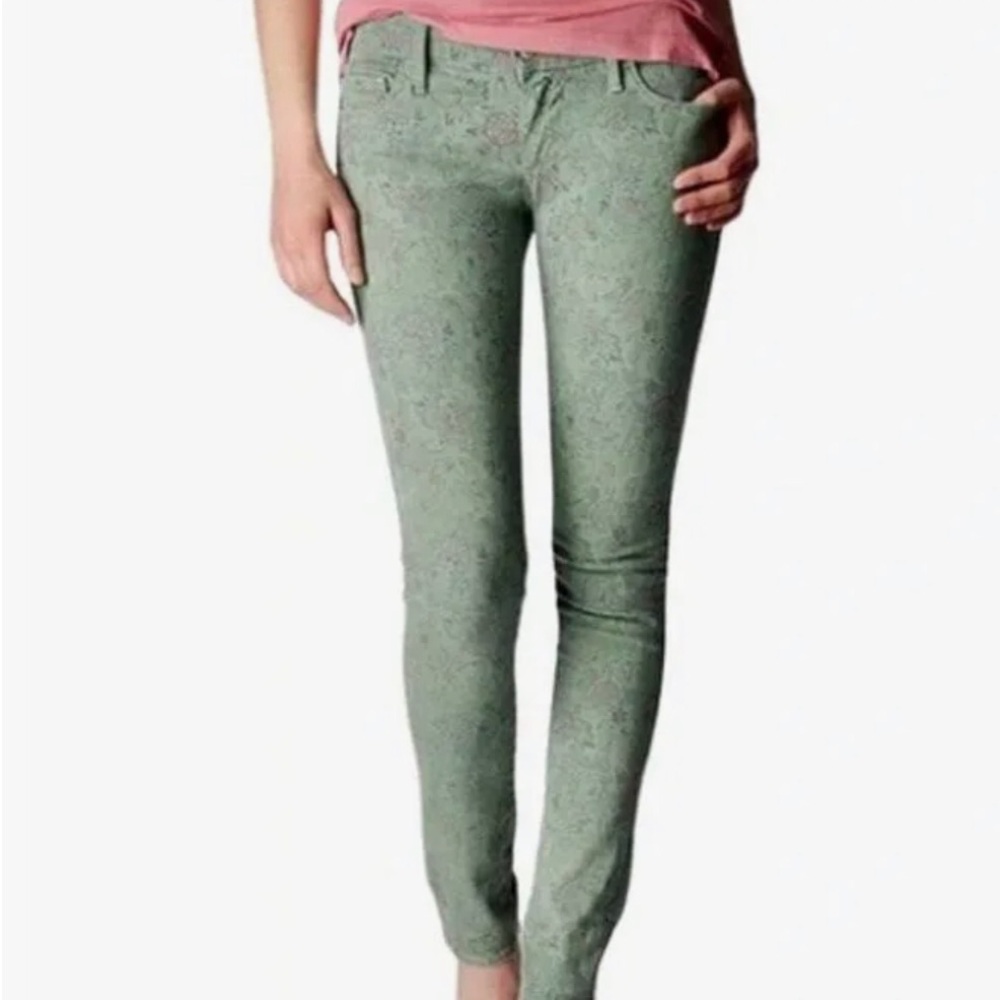True Religion Chrissy Printed Skinny Jeans Size 25